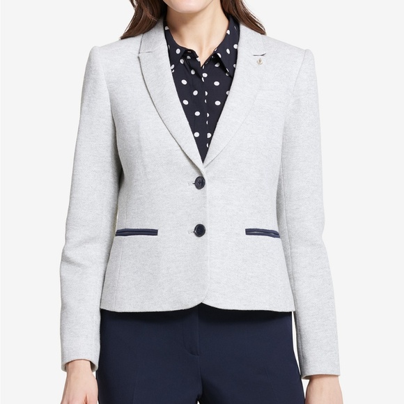 Tommy Hilfiger Jackets & Blazers - Tommy Hilfiger Two-Button Sweatshirt Blazer Jacket